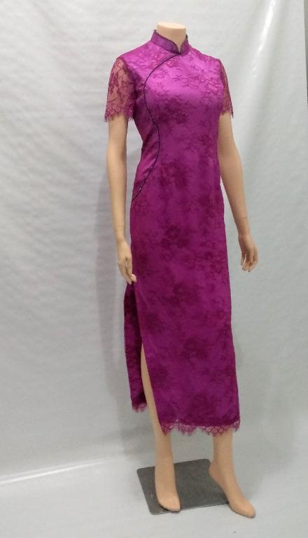 Zion Creation Custom Made Ready Lace Cheongsam for Weddings Women s Fashion Dresses Sets Traditional Ethnic wear on Carousell