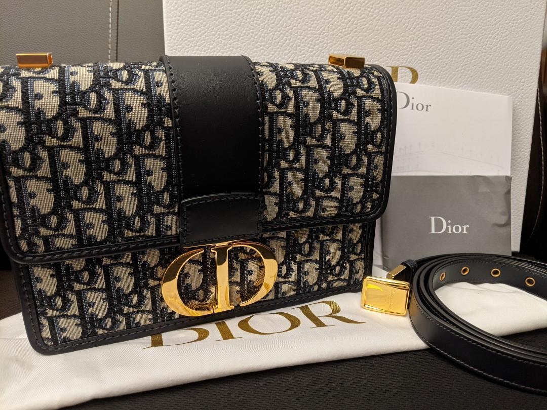 Christian Dior classic 30 Montaigne medium tote sling crossbody bag ...