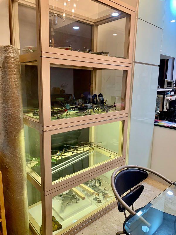 Classy Glass Display Dust Free, Furniture & Home Living