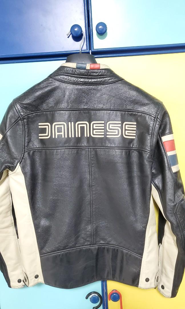 Dainese HF D1 Leather Jacket Men Size 48 Motorcycles Motorcycle