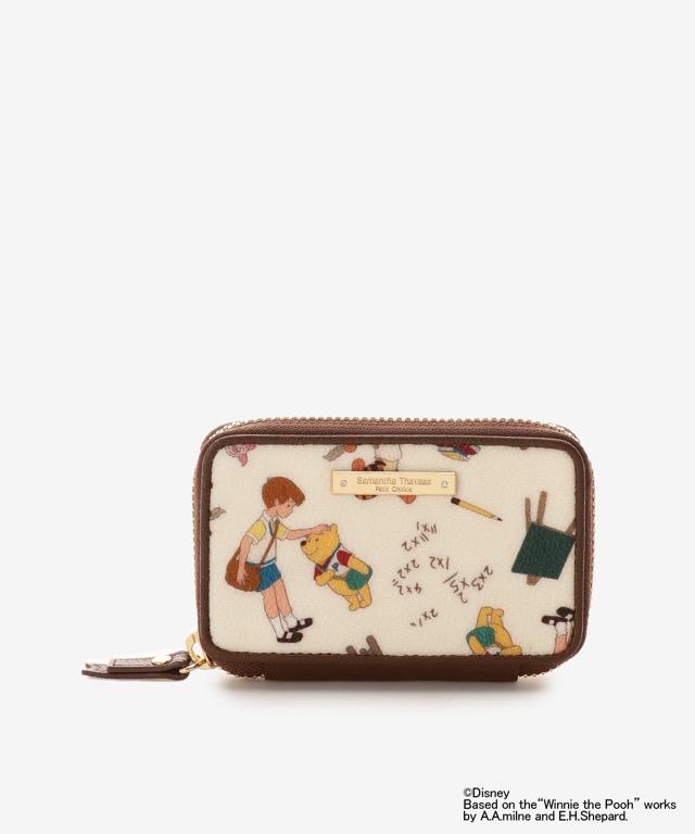 Disney Winnie The Pooh X Samantha Thavasa Petit Choice Round Zip Keycase 鎖匙包 預購 Carousell
