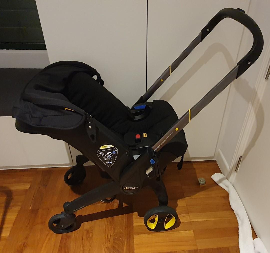 Doona + stroller / car seat with newborn inserts, Babies & Kids, Going