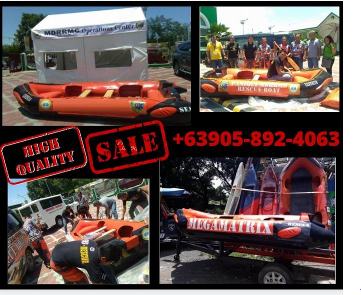 Fiberglass Rescue Boat 6 To 8 Seaters Persons Sports Equipment Other Sports Equipment And Supplies On Carousell