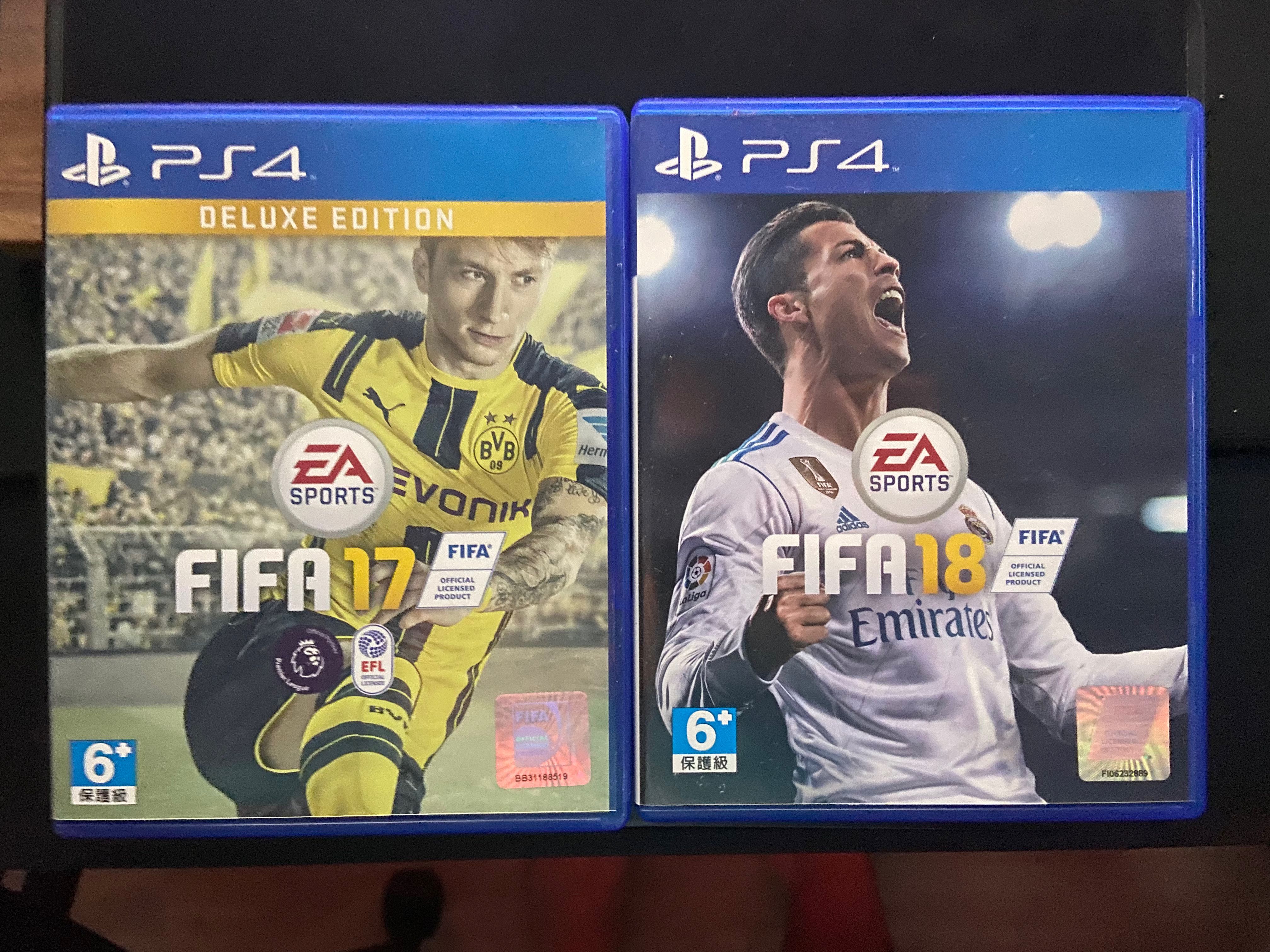 Fifa 17 And 18 Video Gaming Video Games PlayStation On Carousell