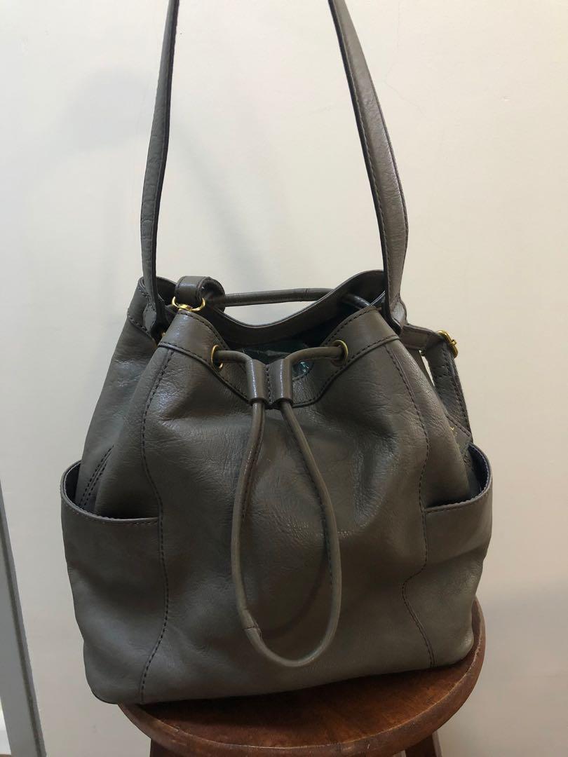 Fossil drawstring bag