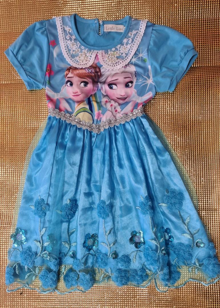 Frozen elsa discount and anna dress