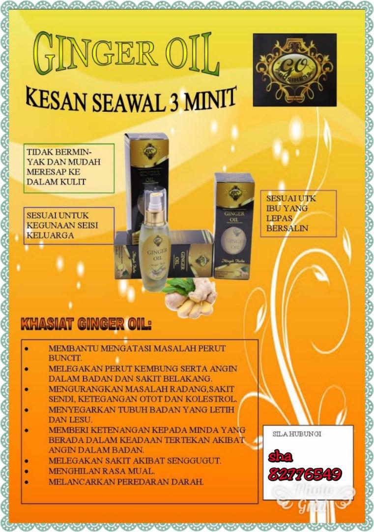 Ginger Oil And Cinnamon Oil Everything Else On Carousell