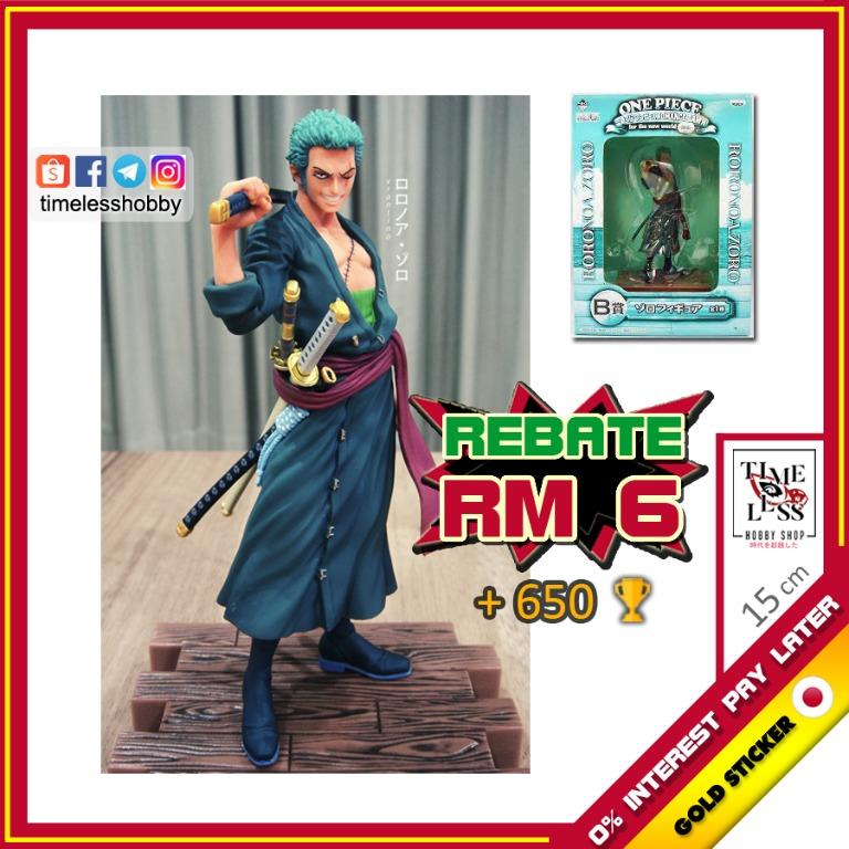 Gold Sticker Rm 6 Rebate 额外回馈 Rare Ichiban Kuji Prize B Zoro Figure Romance Dawn One Piece 金证正版日版海贼王现货手办模型索隆稀有老物 Toys Games Action Figures Collectibles On Carousell