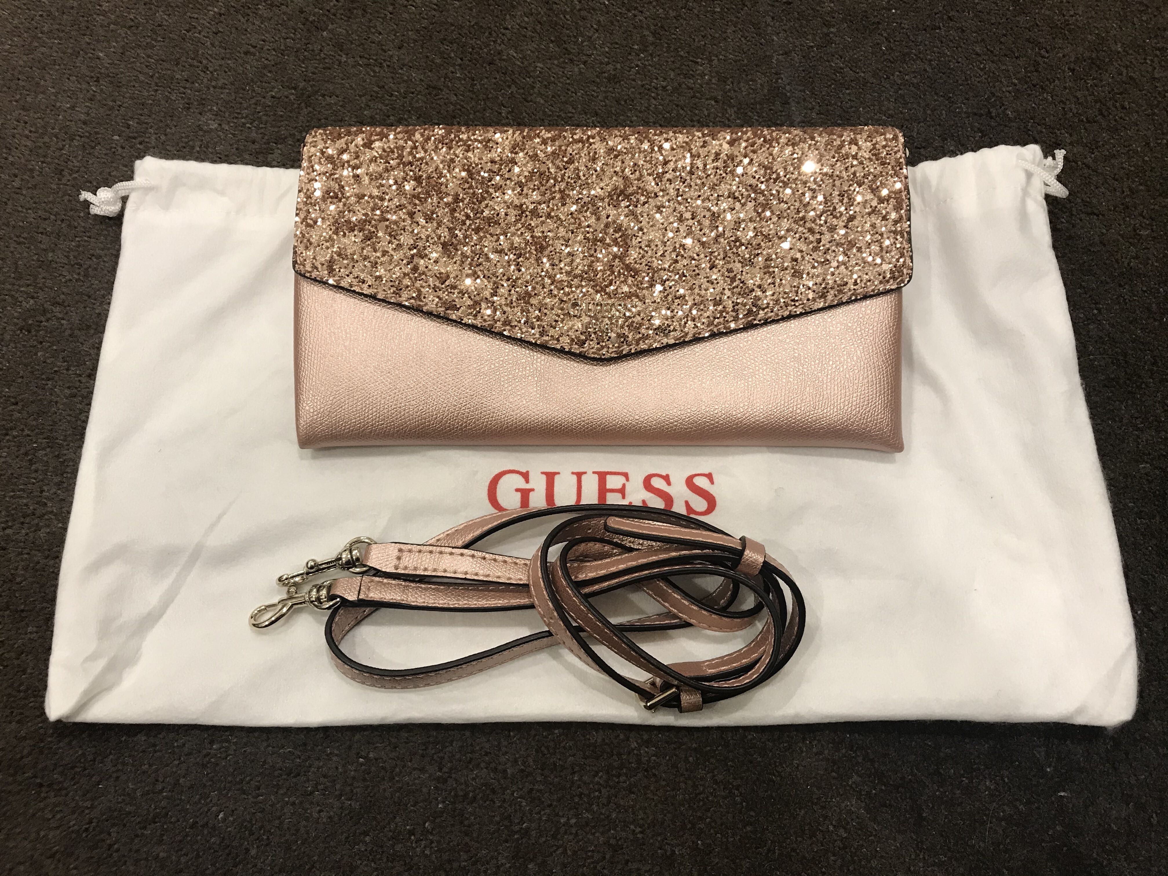 Original Guess Clutch Bag, Women's Fashion, Bags & Wallets, Clutches on