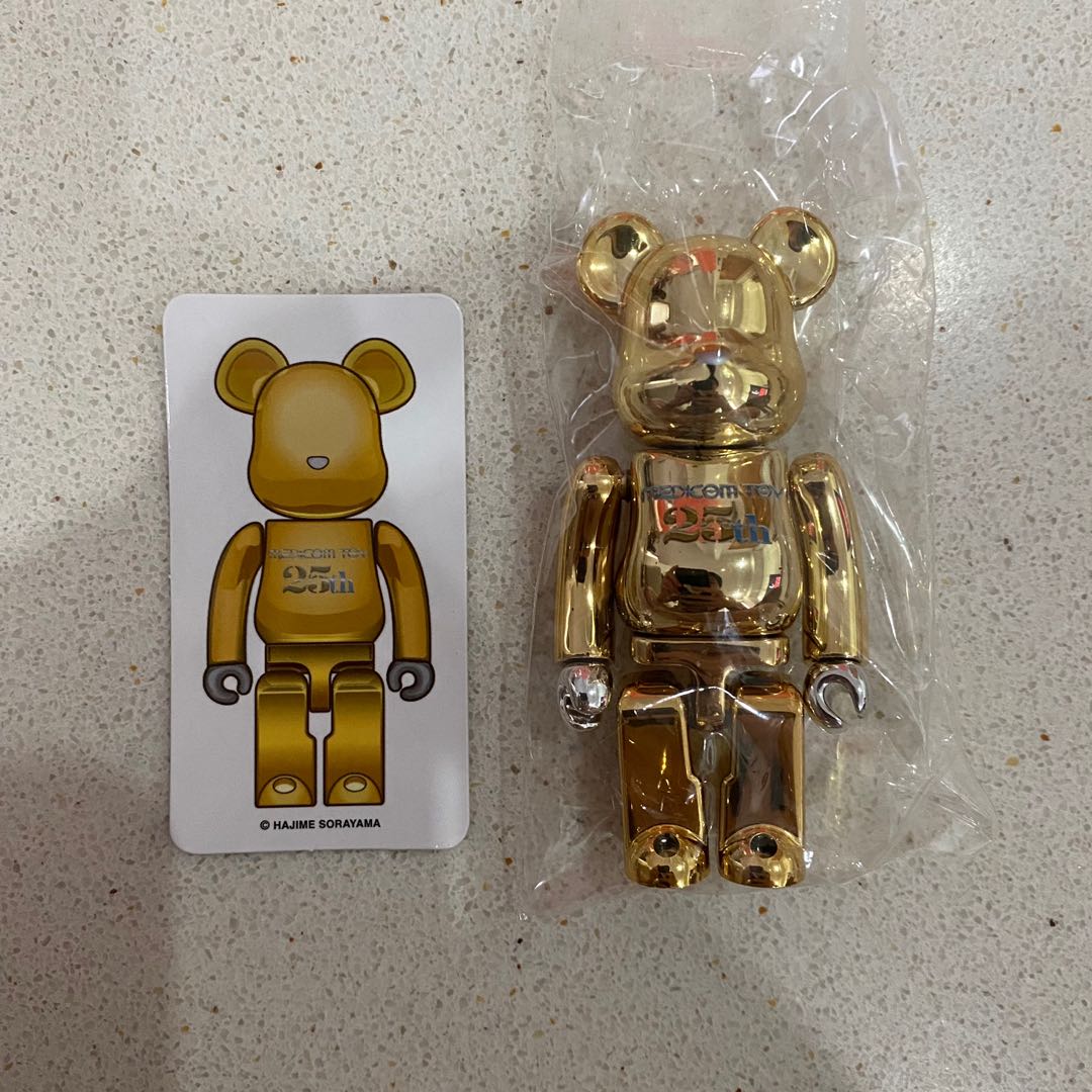 Hajime Sorayama Gold Bearbrick Series 42 - Chase Super Secret (1/192) -  Medicom 25th Anniversary x Be@rbrick