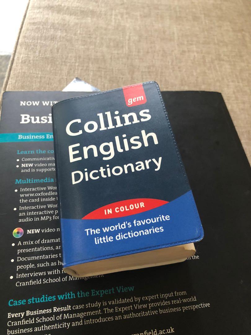 IELTS + Collins dictionary + book rack, Hobbies & Toys, Books