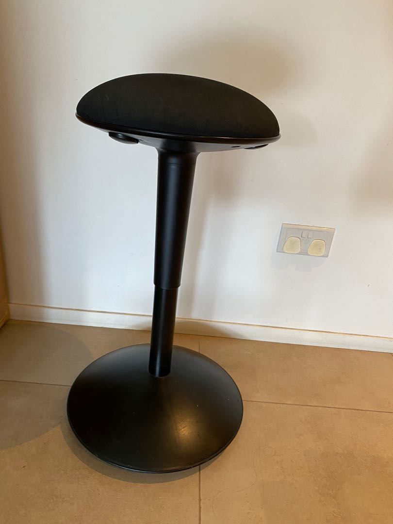 Ikea active height adjustable sit stand stool, Furniture & Home Living