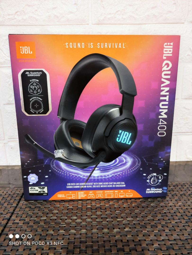 JBL QUANTUM 400(ORIGINAL) (Category: Headphones & Headsets) located in Makati City. Submitted by yomyom_onlineshop (Listing ID 1105555905, Image 1). Description: For Sale Only unahana nlng Brandnew Sealed Jbl Quantum 400 Perfect for online School,wfh and Gaming Compatible to all Devices Mall price 6k Delivery within the day Taguig Market Market Can book Via lalamove Less Time Less Effort Cod,Gcash,Banktransfer.
