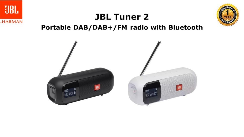 JBL Tuner 2  Portable DAB/DAB+/FM radio with Bluetooth
