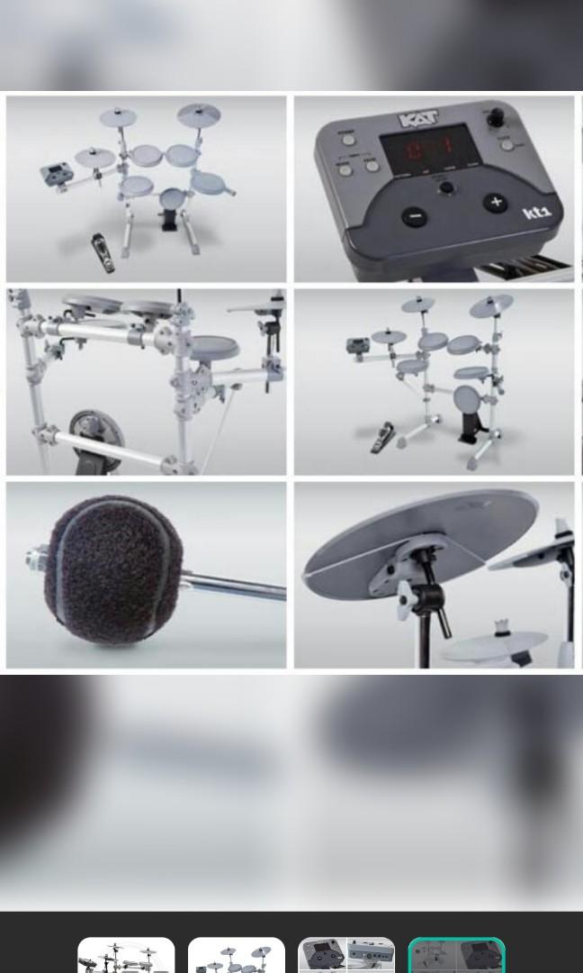 KAT KT1 Drum Set, Hobbies & Toys, Music & Media, Musical Instruments on