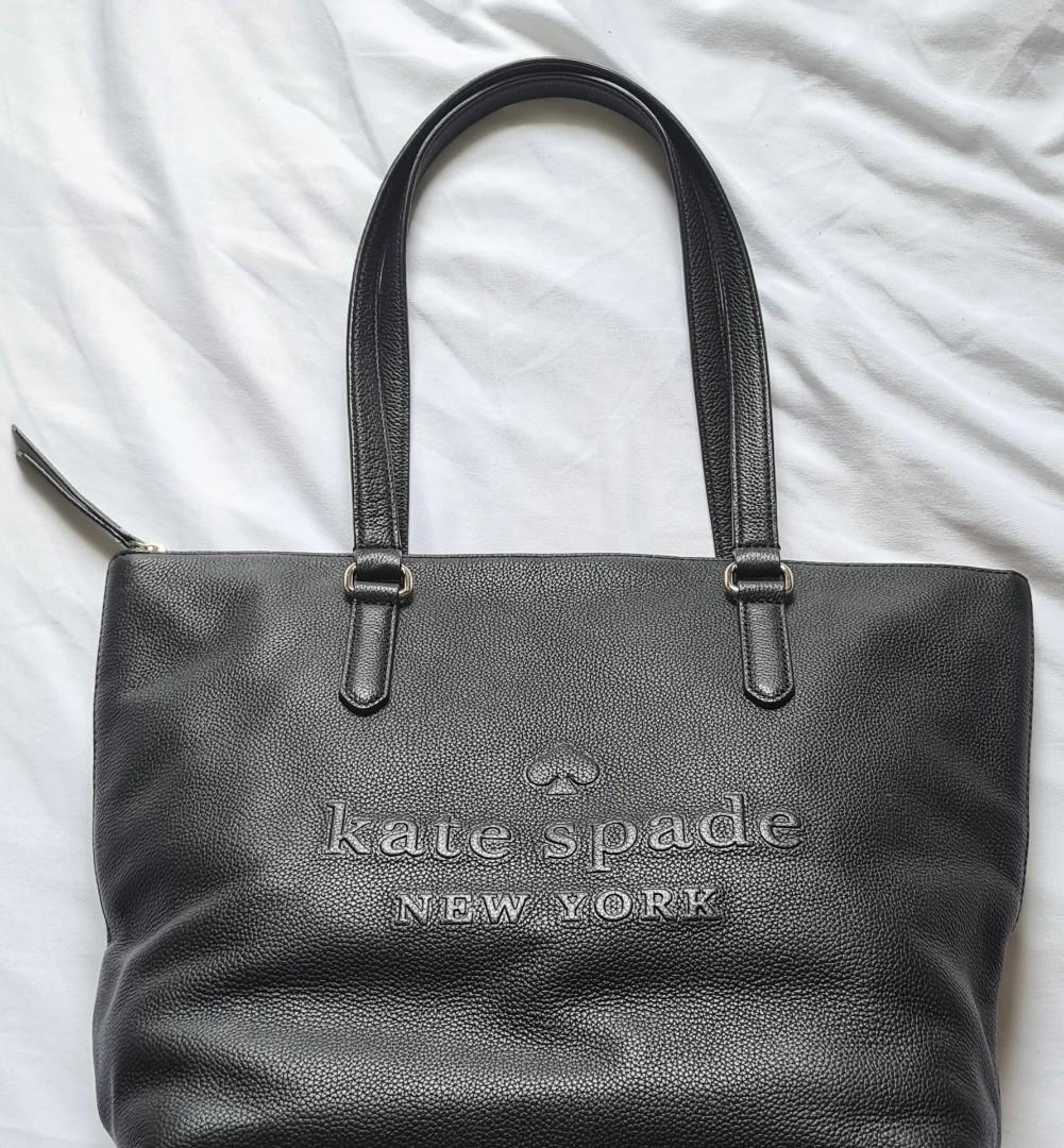 Kate Spade Larchmont NY Avenue Logo Penny Tote, Luxury, Bags & Wallets on  Carousell