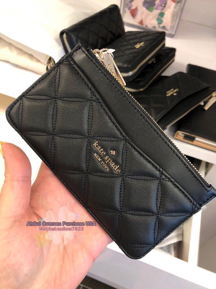 Kate spade Natalia Large Slim Card Holder, Women's Fashion, Bags & Wallets,  Purses & Pouches on Carousell