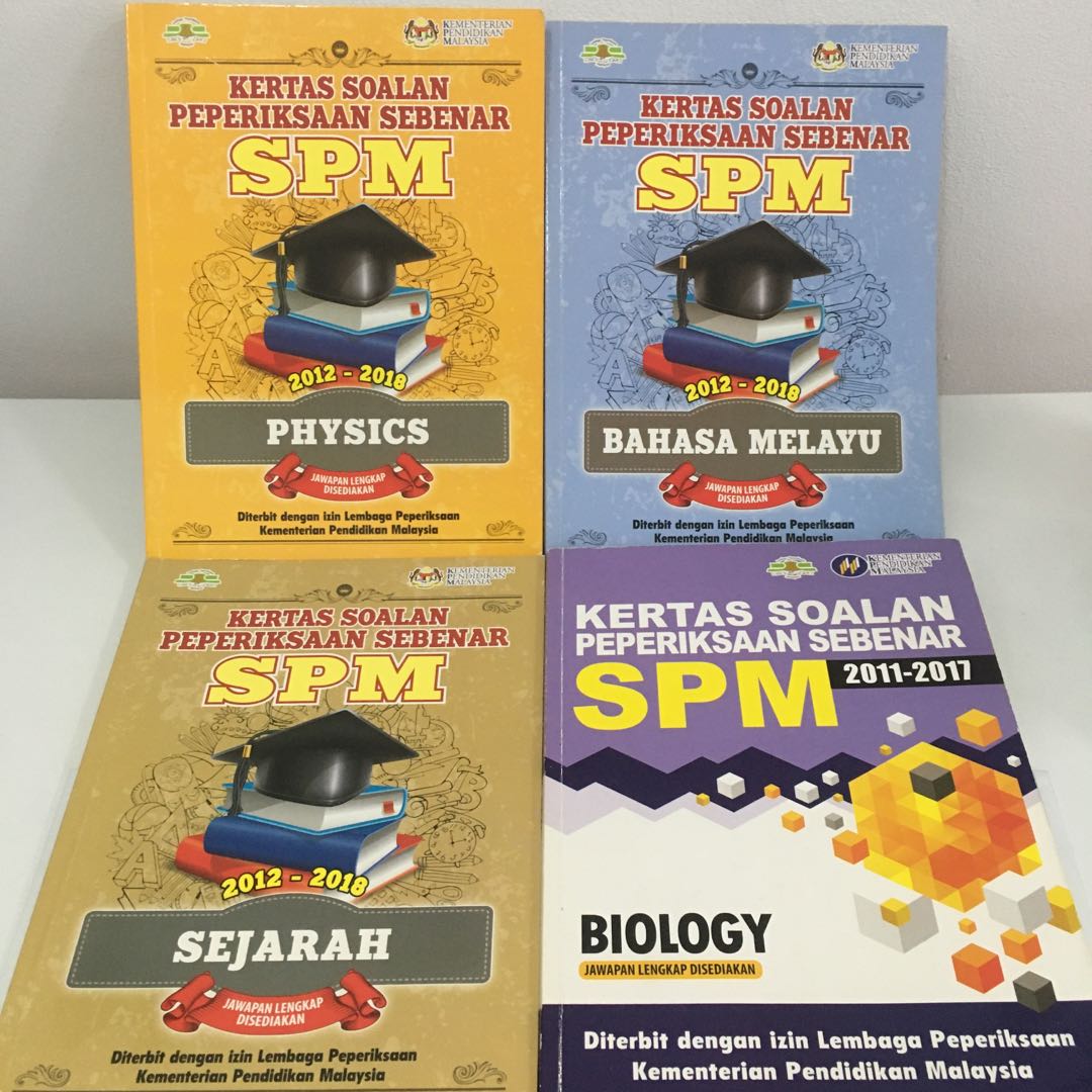 Kertas Soalan Peperiksaan Sebenar Spm Books Stationery Books On Carousell