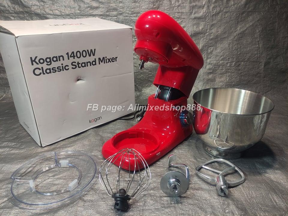 Kogan 1400W Classic Stand Mixer (Red), Furniture & Home Living