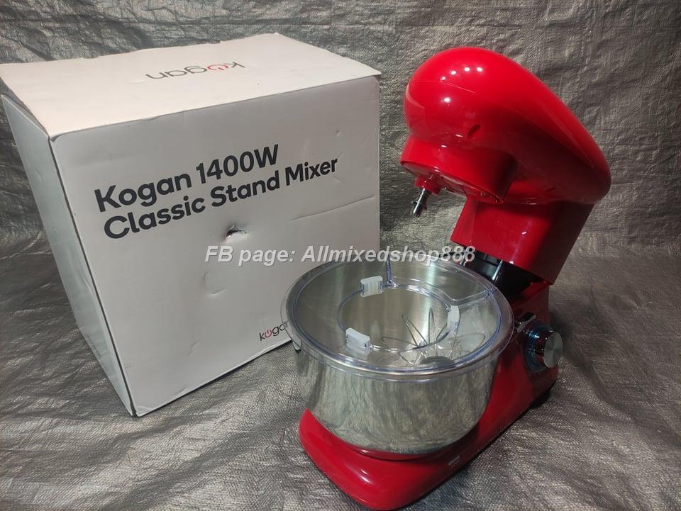 Kogan 1400W Classic Stand Mixer (Red), Furniture & Home Living, Kitchenware & Tableware