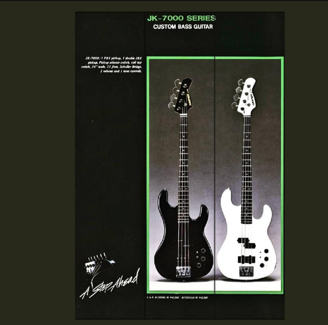 KRAMER STRIKER 100ST ELECTRIC GUITAR& KRAMER BASS JK-7000, Hobbies 