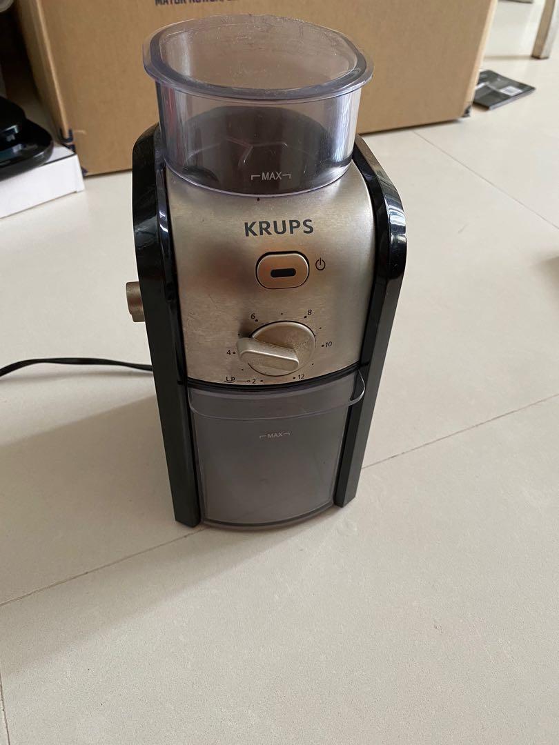 Krups Burr coffee grinder, TV & Home Appliances, Kitchen Appliances, Coffee Machines & Makers on