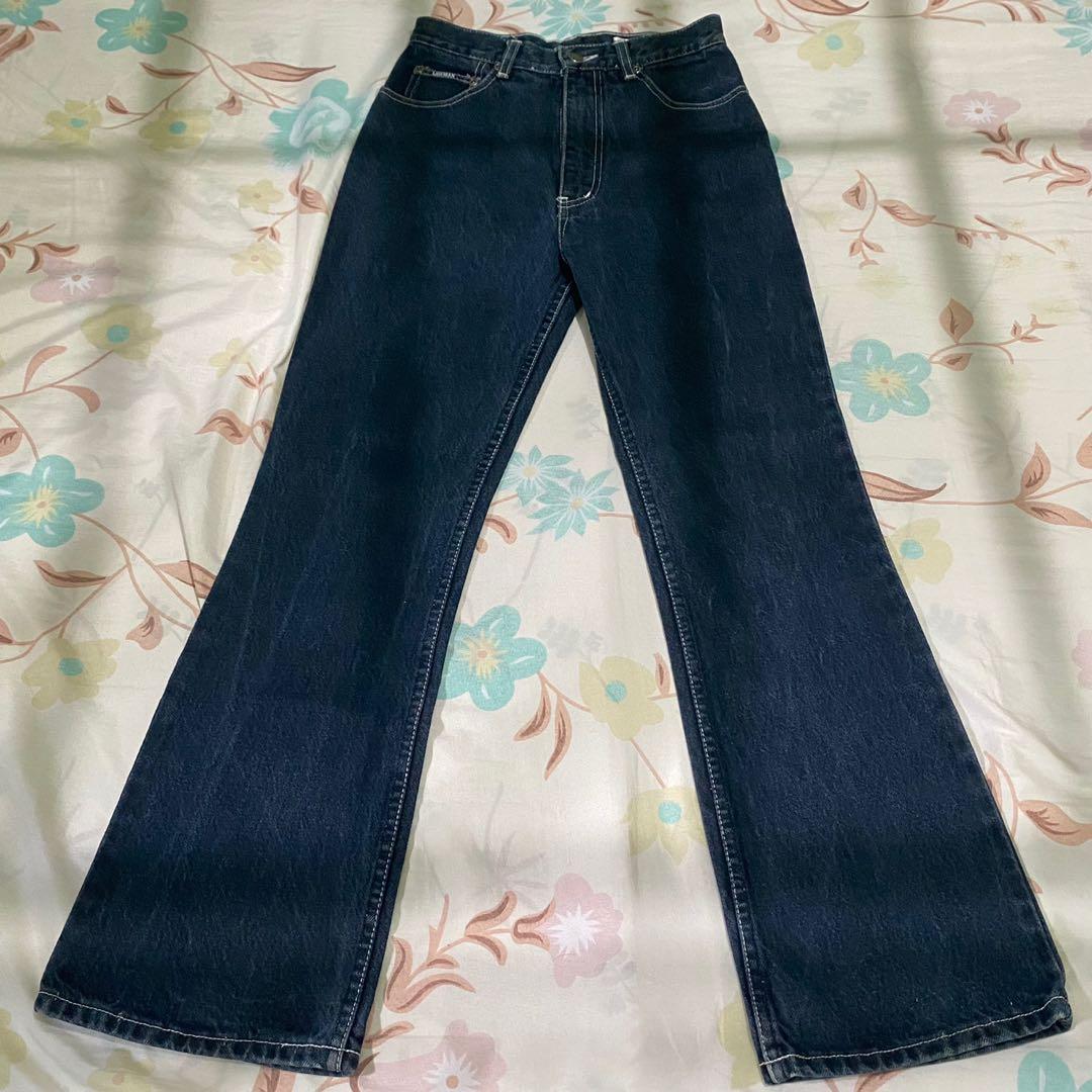 Y2K High Waist Brown Jeans Fit & Flare BootCut American 80's Retro