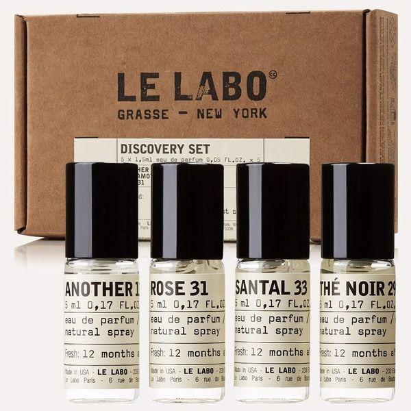 Le Labo Discovery Set (Category: Fragrance & Deodorants) located in Manila. Submitted by _shiznits (Listing ID 1105691970, Image 1). Description: Le Labo Discovery Set >Another 13 > Rose 31 > Santal 33 > The Noir 29 US Tester Eau de Parfum 4 x 5ml .