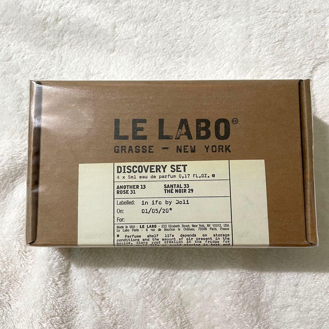 Le Labo Discovery Set (Category: Fragrance & Deodorants) located in Manila. Submitted by _shiznits (Listing ID 1105691970, Image 2). Description: Le Labo Discovery Set >Another 13 > Rose 31 > Santal 33 > The Noir 29 US Tester Eau de Parfum 4 x 5ml .