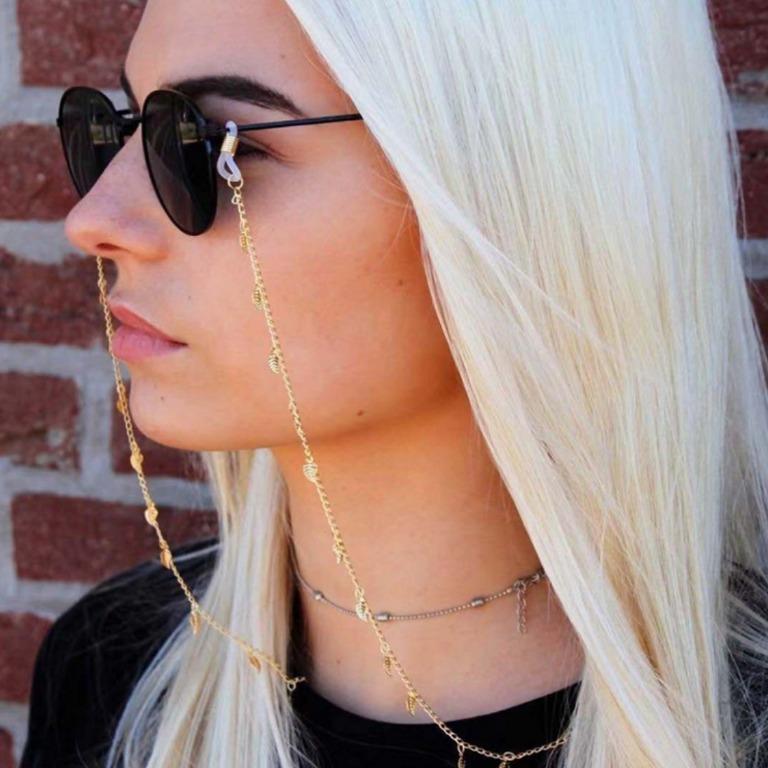Leaf Charm Eyewear Chain Face Mask Chain Sunglasses Chain Glasses Chain  Eyeglass Chain, Women's Fashion, Watches & Accessories, Sunglasses &  Eyewear on Carousell