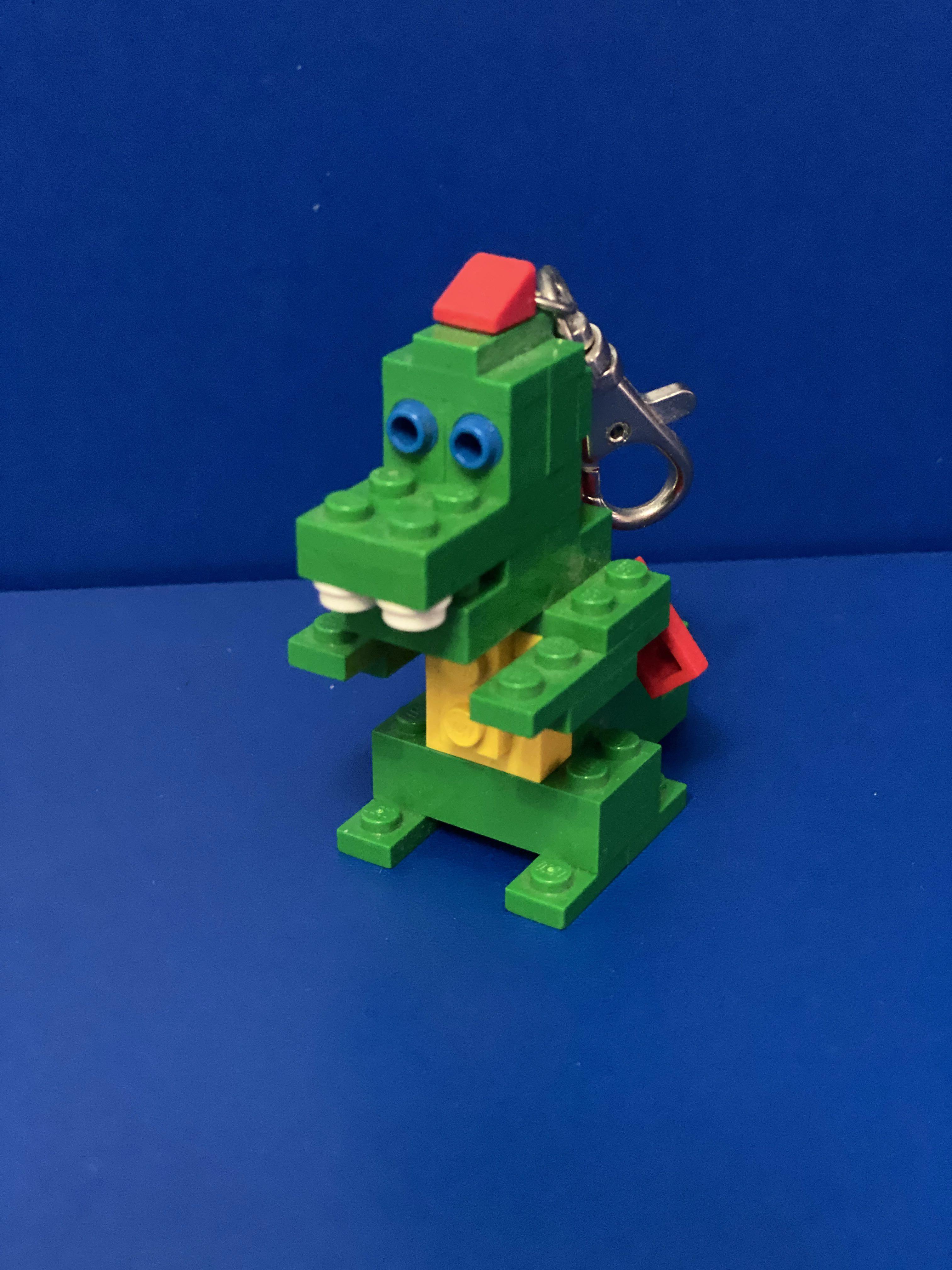 Lego hotsell dinosaur keychain