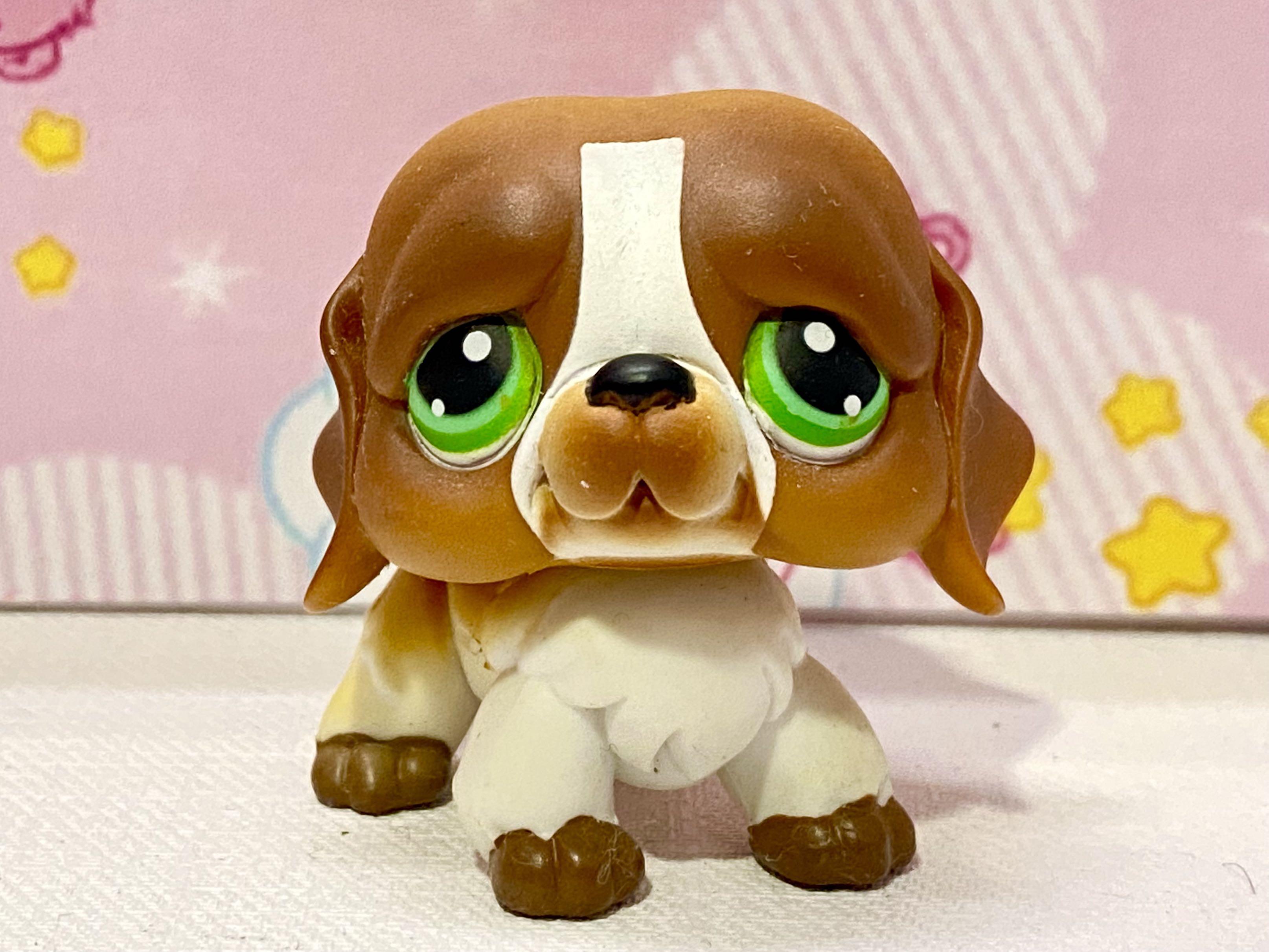 Littlest Pet Shop LPS Authentic RED MAGNET Saint Bernard