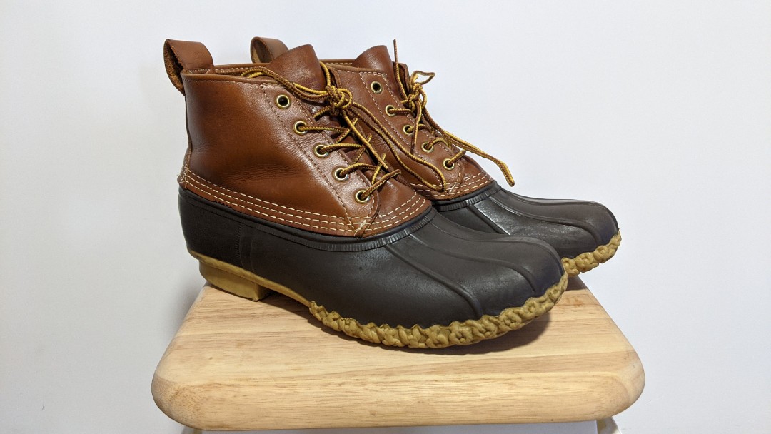 ll bean boots red sole