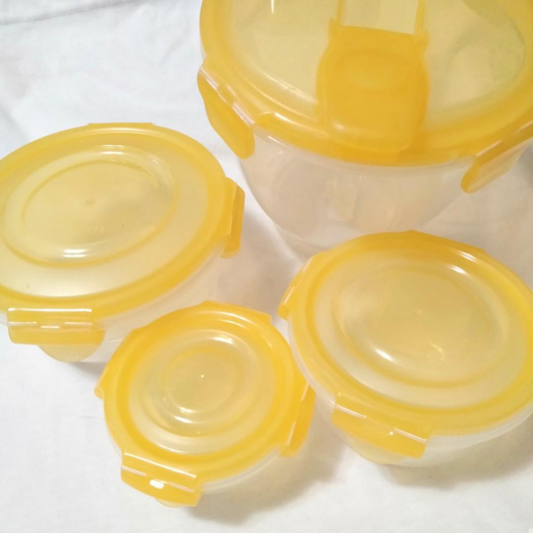 LOCK&LOCK NESTING CONTAINERS, Furniture & Home Living, Kitchenware