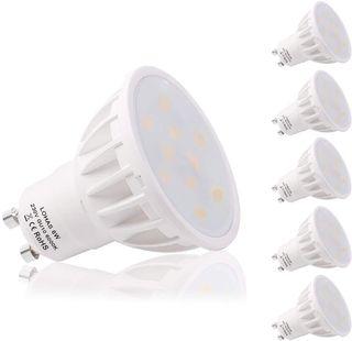 philips essential led spot gu10 4 7 50w down light bulb furniture home living lighting fans lighting on carousell