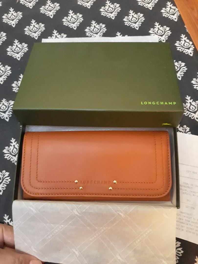 Longchamp Cavalcade Continental Leather Wallet