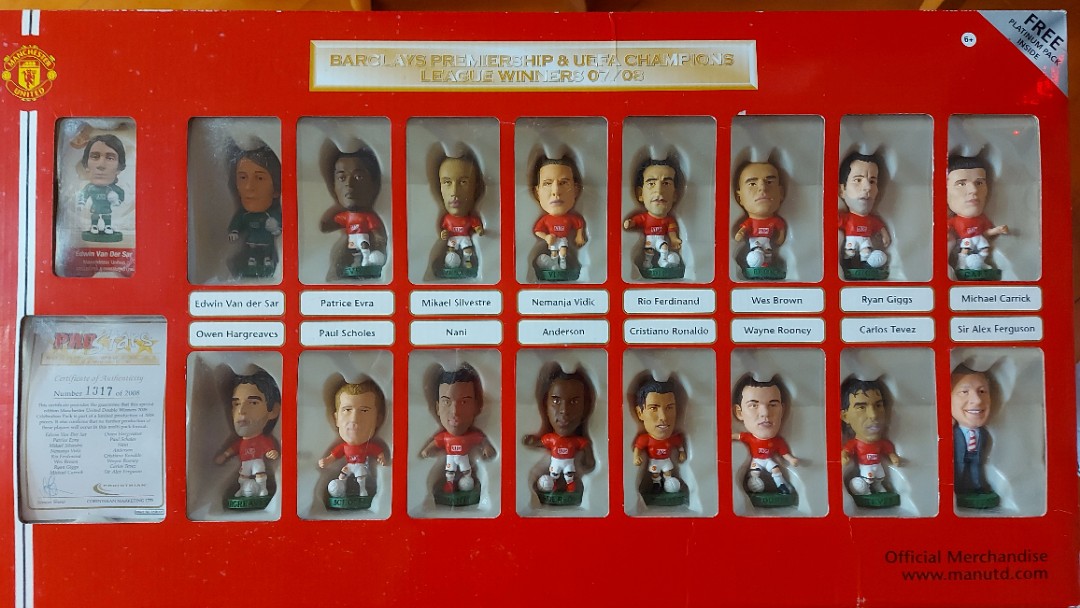 Manchester United ProStars XI 3体セット Corinthian Prostars : Manchester United