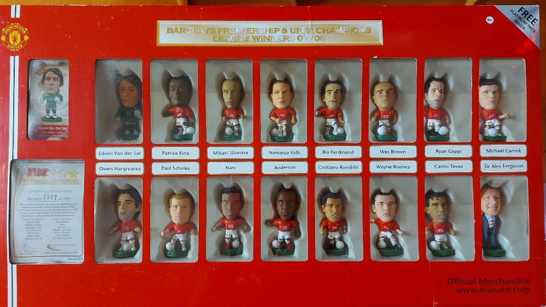 Manchester United 07/08 Corinthian Prostars Figures set
