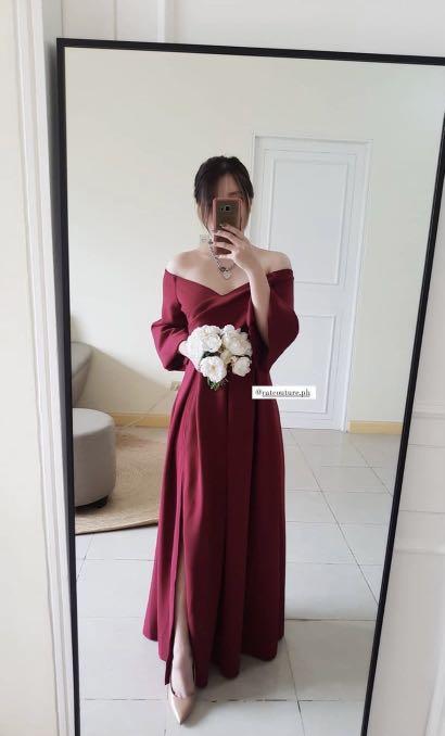 Infinity dress off shoulder sales styles step by step
