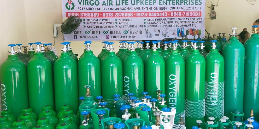 medical oxygen tank (Category: Medical Supplies & Tools) located in Pasig City. Submitted by gigas0811 (Listing ID 1105667486, Image 1). Description: medical oxygen tank and accessories available all sizes please call 09158006538.