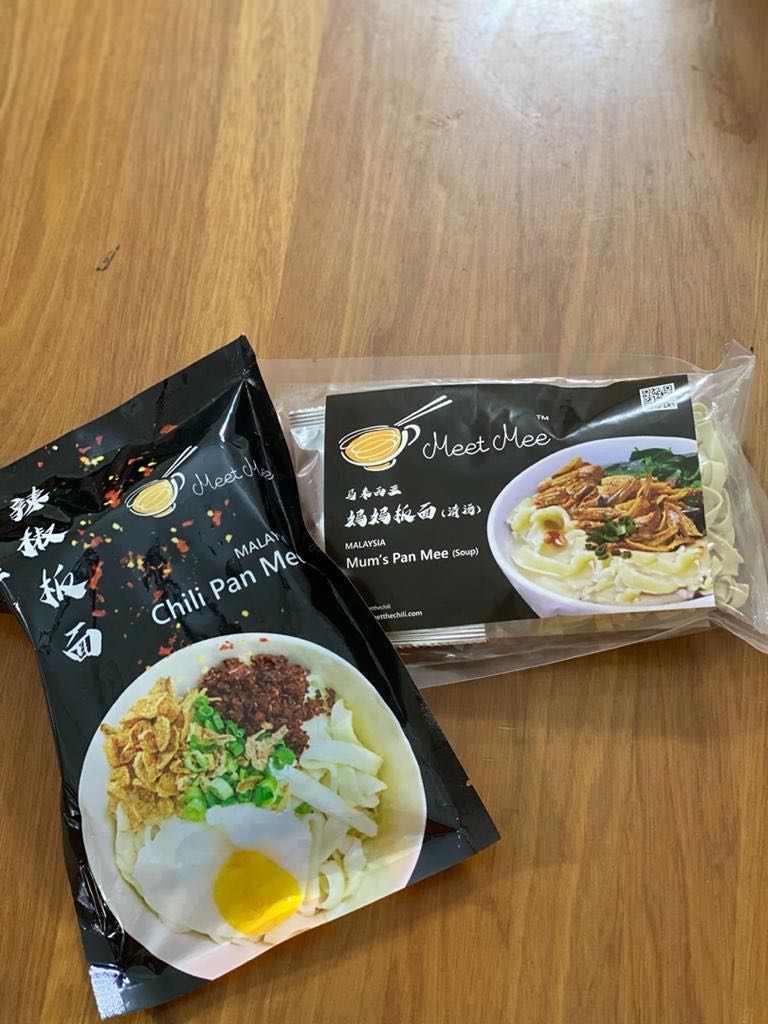 Meet Mee Dry Soup Chili Pan Mee Food Drinks Packaged Instant Food On Carousell