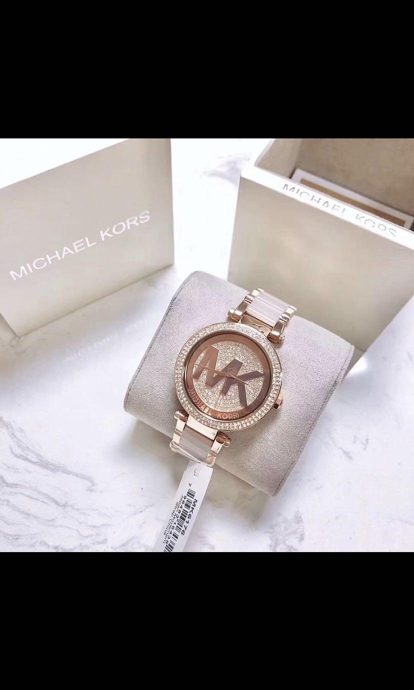 MICHEAL KORS WATCHES ORIGINAL100 Ladies MK6176 Parker Crystal