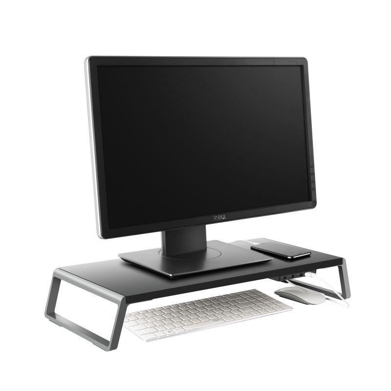 USB Port Monitor Stand Riser Computer Monitor Riser Computer Table ...