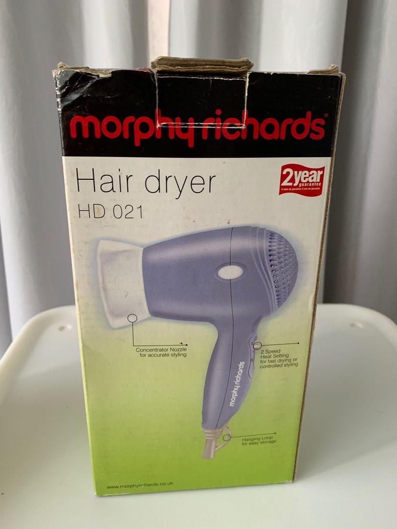 morphy richards hair dryer