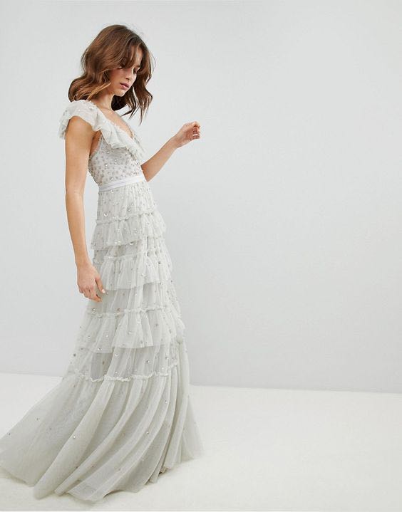 Needle and sales thread sunburst gown