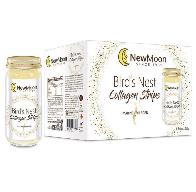 New Moon Bird’s nest collagen strips, Health & Nutrition, Health
