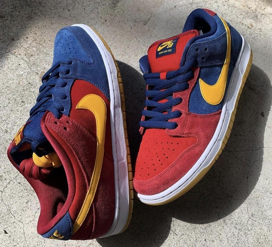 Nike sb dunk low barcelona, Men's Fashion, Footwear, Sneakers on Carousell