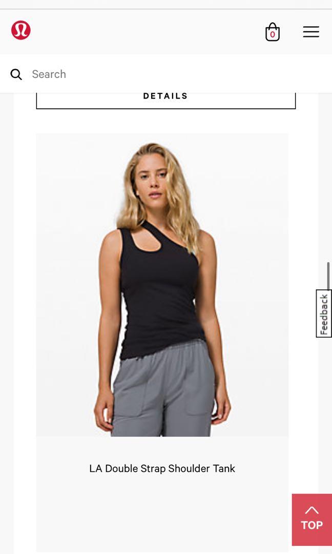 La double sale strap shoulder tank