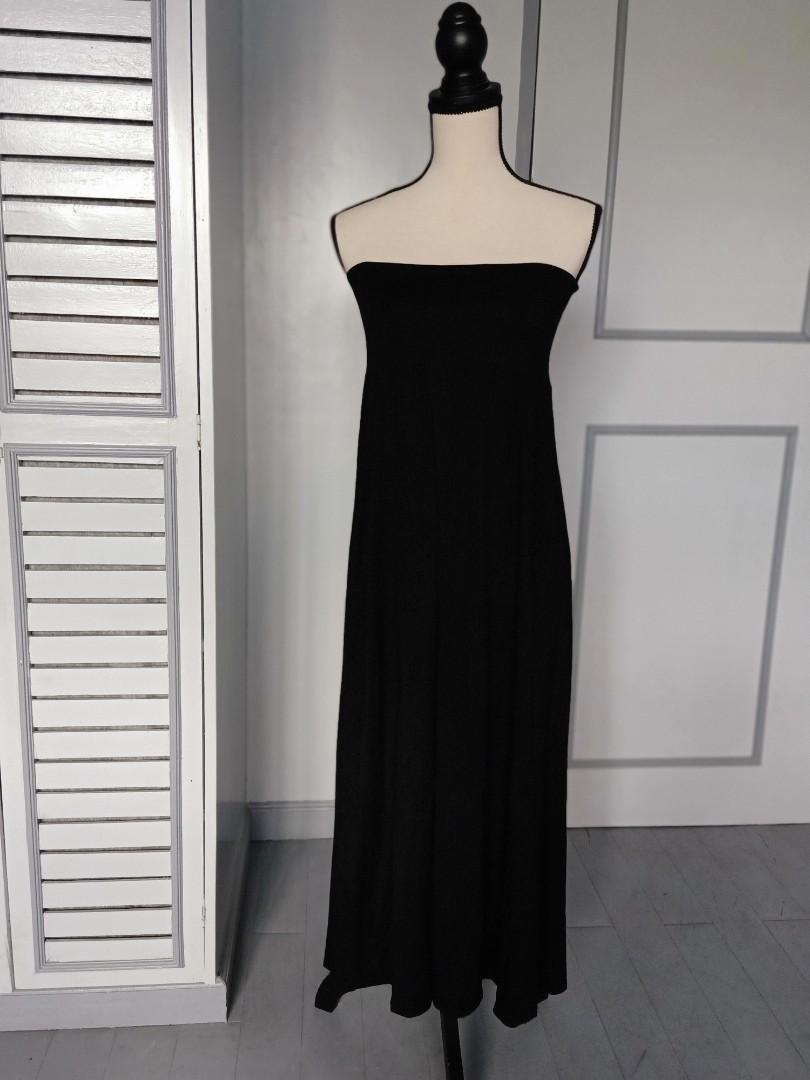 Old Navy Black Tube Maxi Dress Women s Fashion Dresses Sets