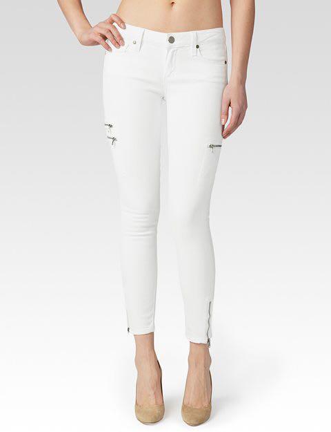 Paige “Ivy” Jeans in Optic White 